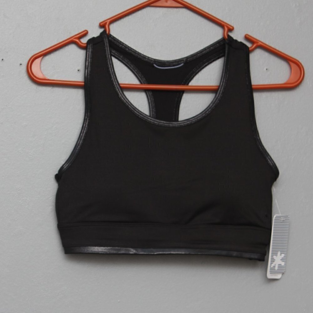 Splendid NWT studio to street black sports bra